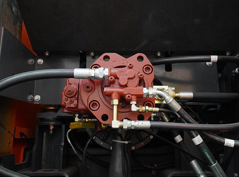 Variable displacement axial piston pump.
